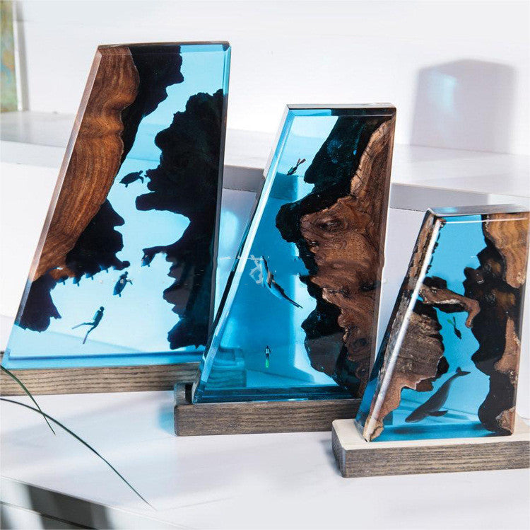 Creative Diving Marine Animal Small Night Lamp Resin Ambience Light - Bellarte Enchanté Creative Diving Marine Animal Small Night Lamp Resin Ambience Light